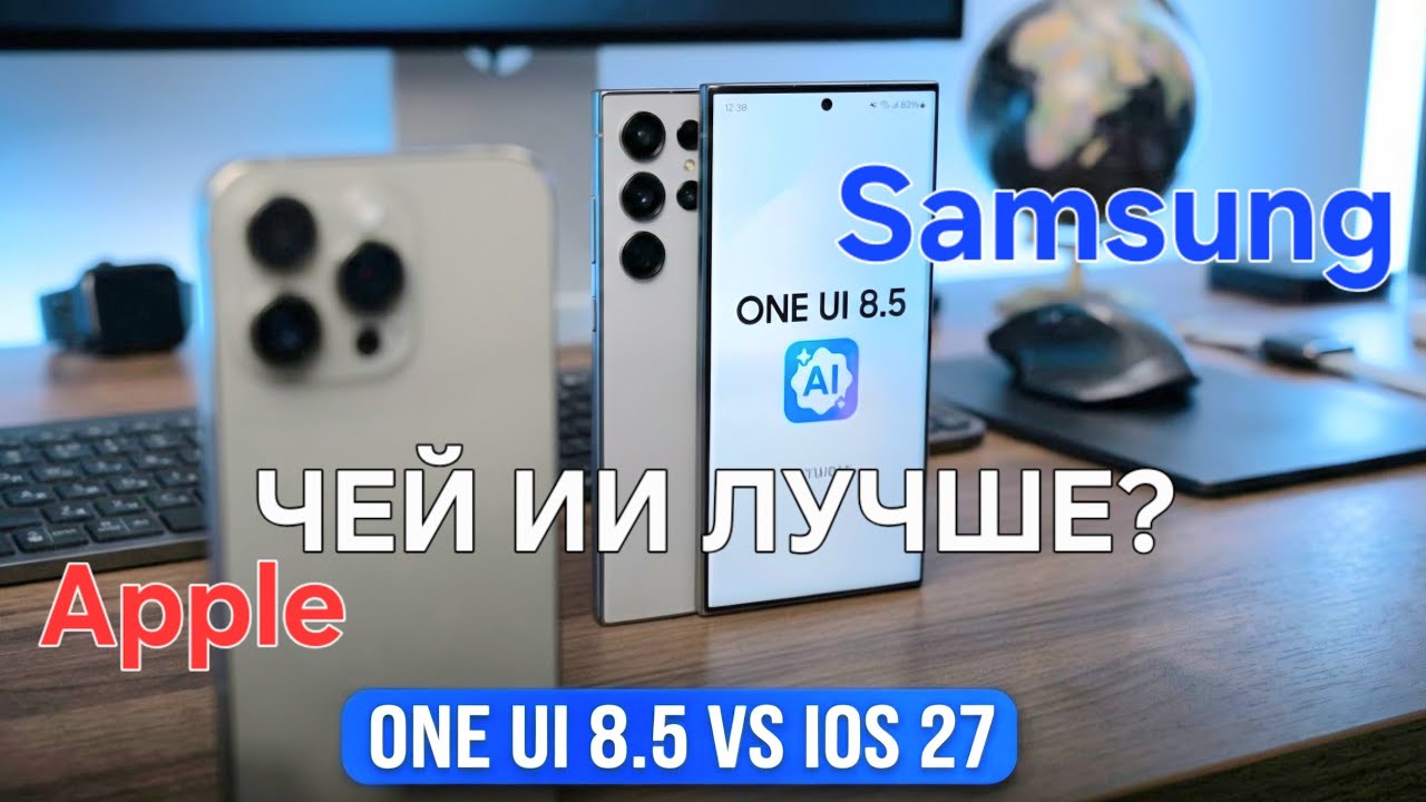 ЭПИЧНАЯ БИТВА AI One Ui8.5 VS IOS 27 СХВАТКА НА РАВНЫХ ? ЧЕЙ ИИ КРУЧЕ ?!