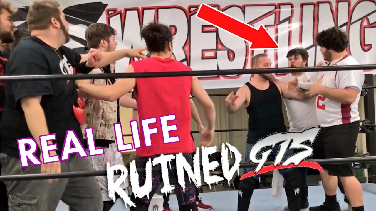 Real Life: Grim vs Brandon MELTDOWN RUINS GTS Wrestling MAIN EVENT!