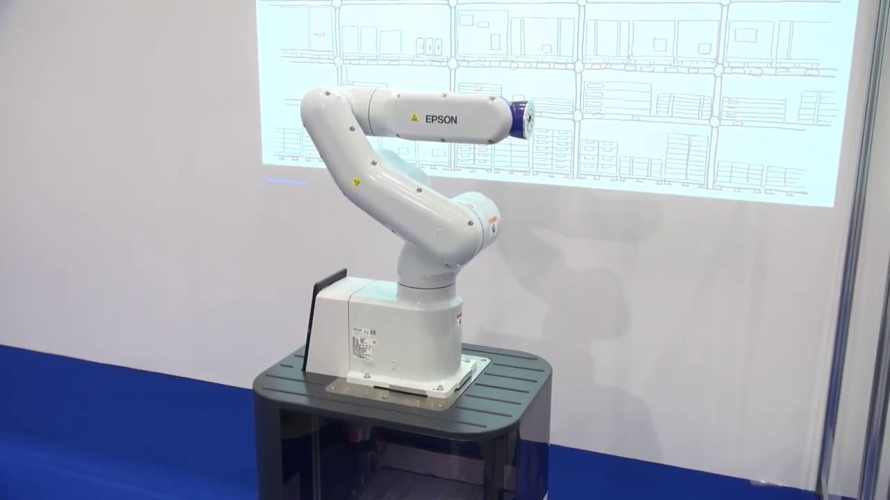 Epson Robot VT6L-DC with AGV demo| iREX2019 国際ロボット展2019
