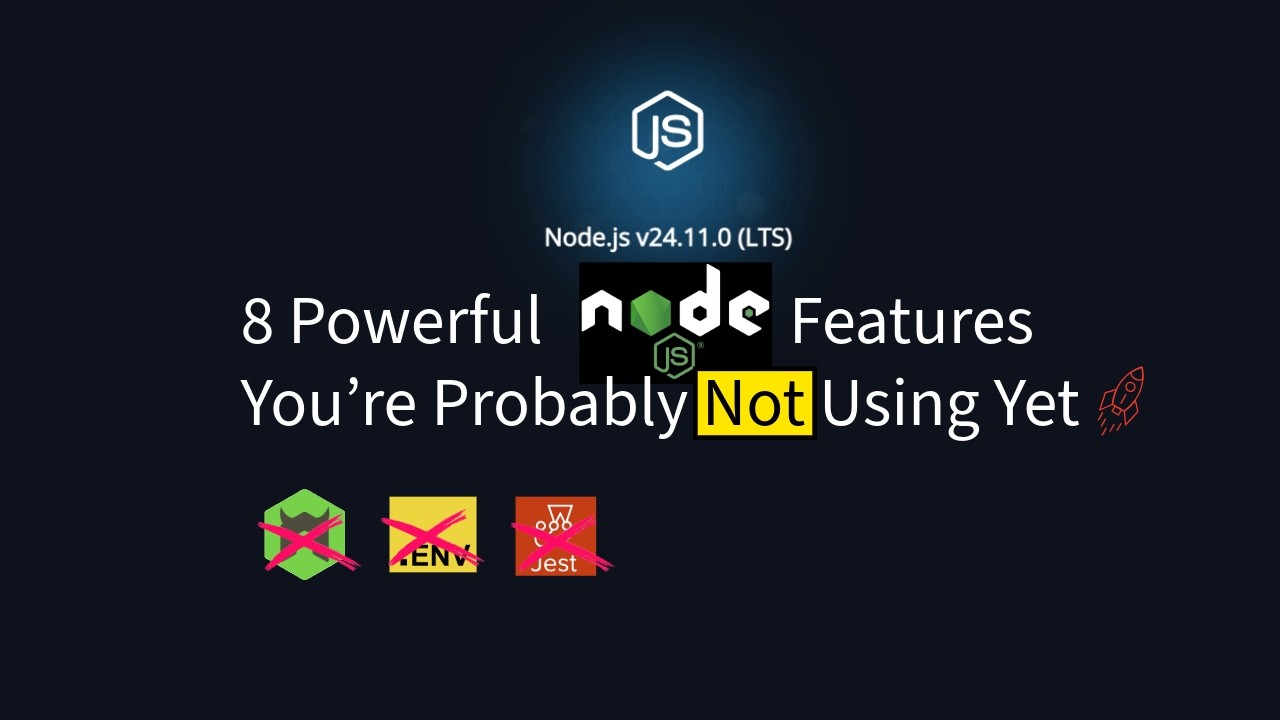 8 мощных функций Node.js, которые вы, вероятно, ещё не используете 🚀