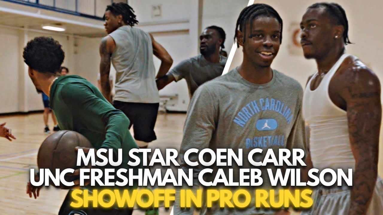 Coen Carr Shows Caleb Wilson Why They Call Him TARZAN | @hoopnationharp Pro Runs