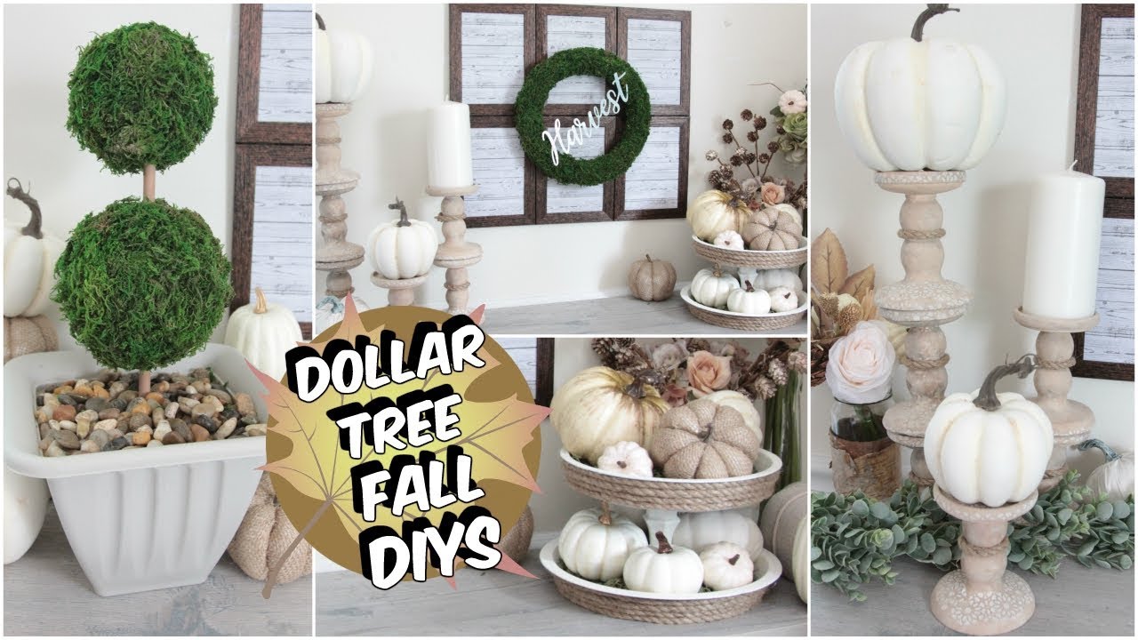 DOLLAR TREE FALL DECOR DIYS
