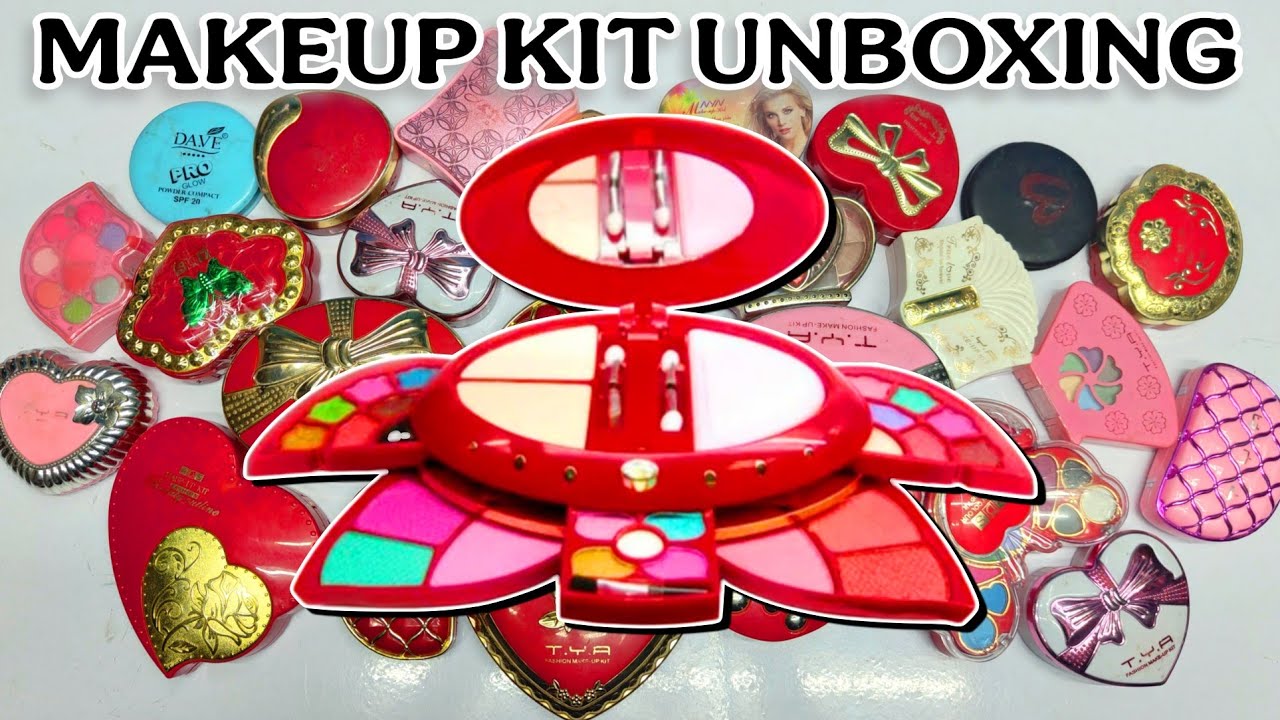 Unboxing Big Makeup Box Kits, Barbie Makeup Kit, Makeup box Collection,Free Gifts,Makeup Gifts 17/10
