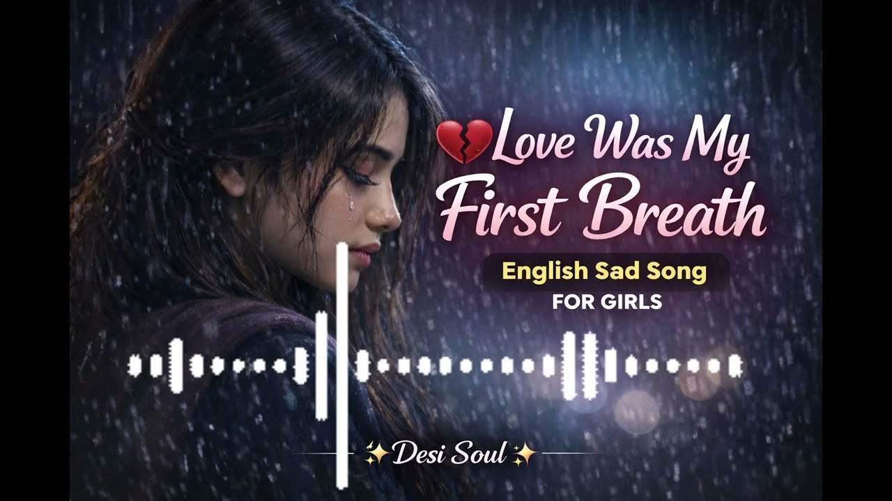 Love Was My First Breath 💔 | English Sad Song for Girls | Emotional Heartbreak | Desi Soul