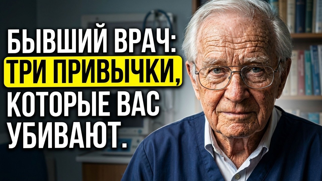 Три привычки, которые медленно вас убивают. Рассказывает врач в 76 лет