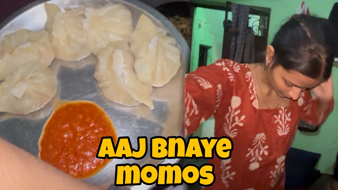 Aaj Banaye momos Aur ki kurti shopping ||