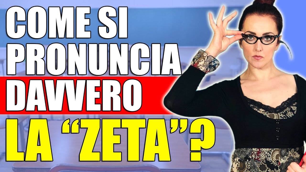 COME SI PRONUNCIA DAVVERO LA Z ? - corso di dizione 157-