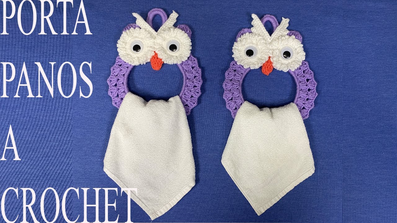 PASO A PASO PARA TEJER PORTA TOALLAS A CROCHET