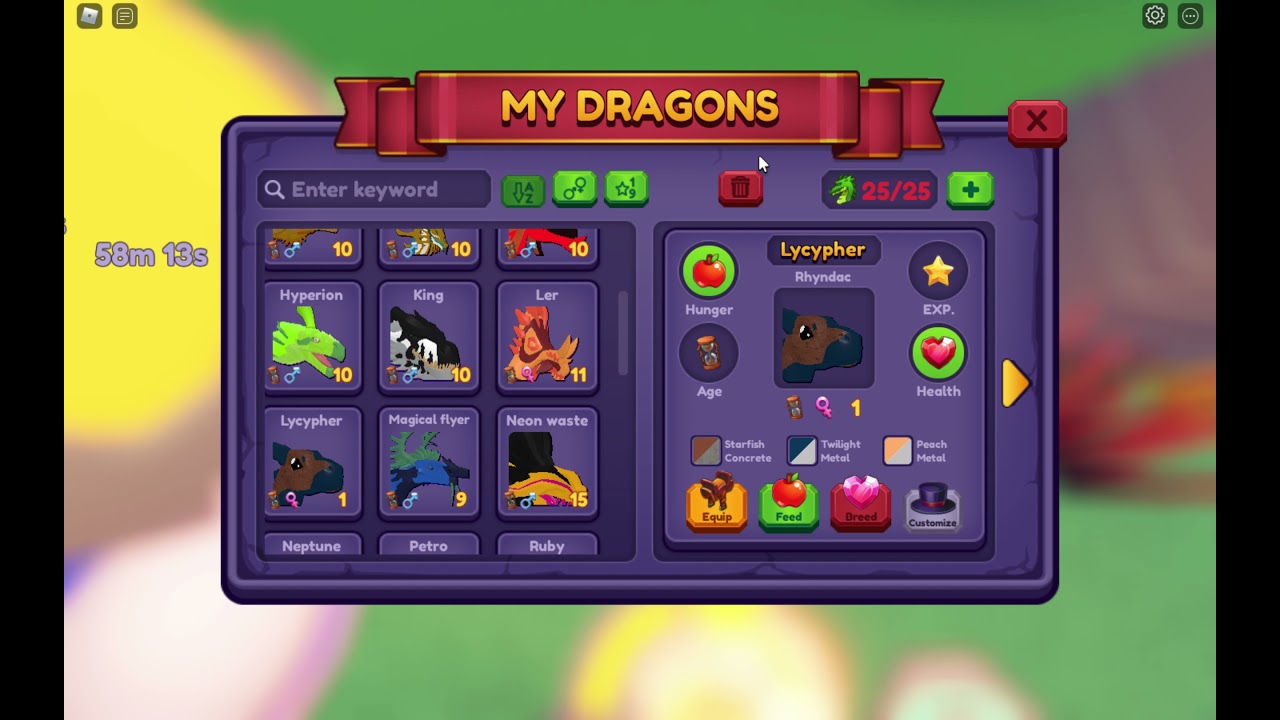Hatching more pre eggs to try hatch a zinthros Dragon Adventures