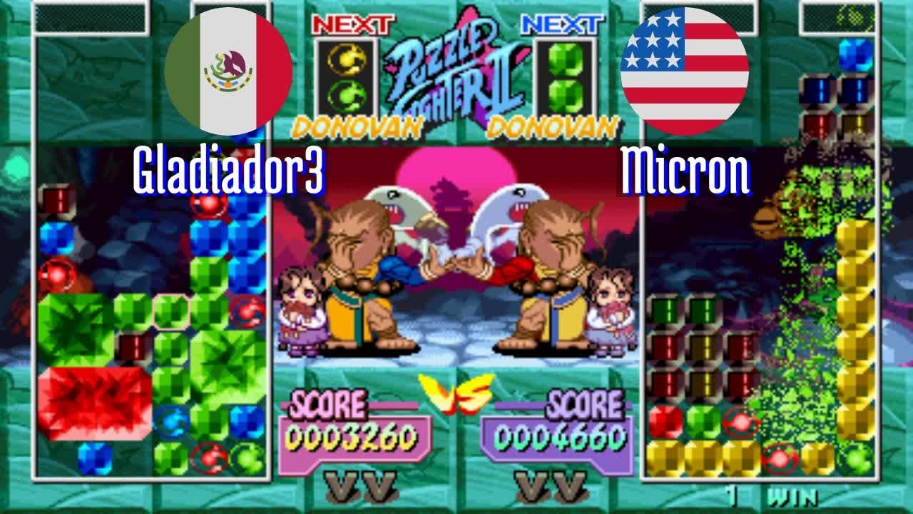 FT5 @spf2t: Gladiador3 (MX) vs Micron (US) [Super Puzzle Fighter II Turbo spf2 Fightcade] Feb 22