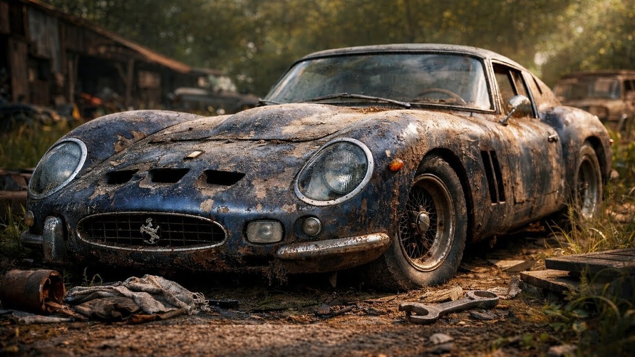 ASMR Car Restoration | Abandoned Midnight Blue Ferrari 250 GTO 1962 | Full Rebuild to Perfection 