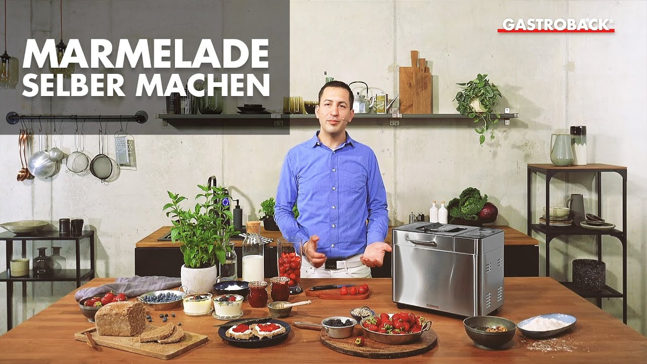 Marmelade selber machen mit dem Gastroback 42823 Design Brotbackautomat Advanced