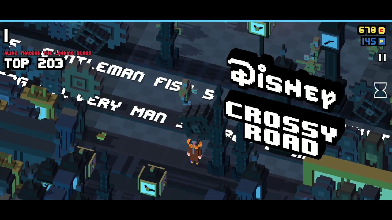 Disney Crossy Road #13 Alice Through The Looking Glass All Characters Gameplay
