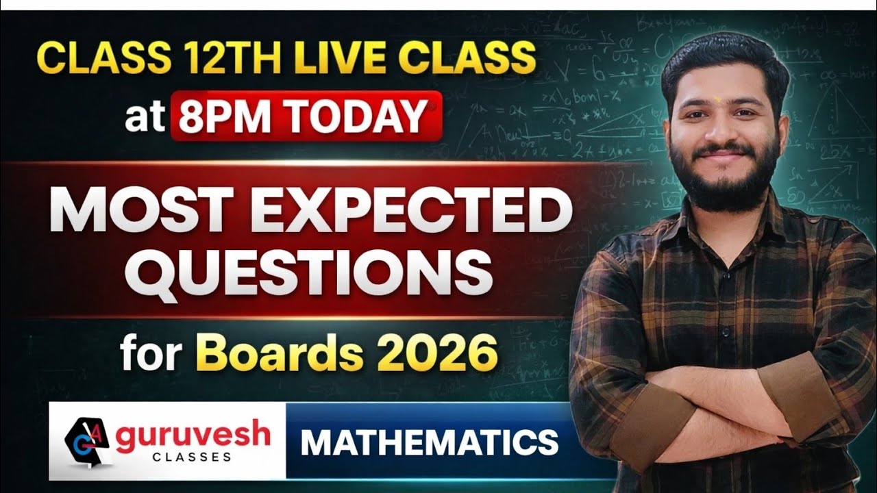 Class 12 Maths Marathon 🔥 | Relations & Functions + ITF + Matrix & Determinant | Boards 2026