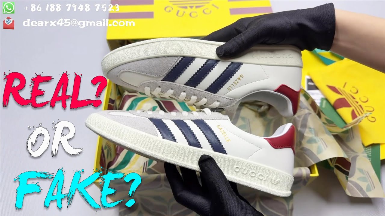 Real Or Fake? Unboxing Adidas Originals x GUCCI Gazelle Sneaker From Stock X