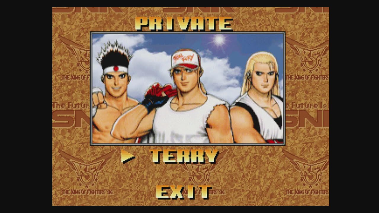 The King of Fighters '96 private mode (PlayStation/PS1)