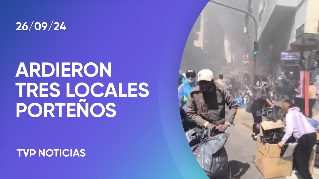 Incendio en CABA: 9 heridos en Once