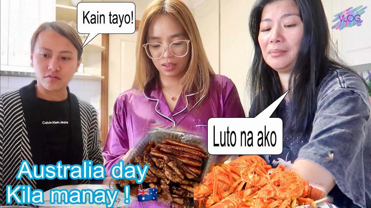 AUSTRALIA DAY KILA MANAY |ANG DAMING FOOD | smilelyravlog