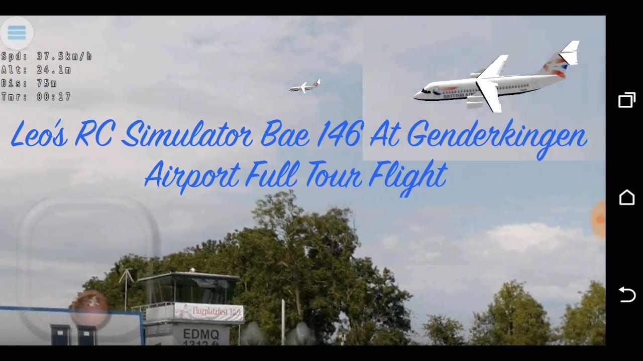 Leo's RC Simulator Bae 146 full flight