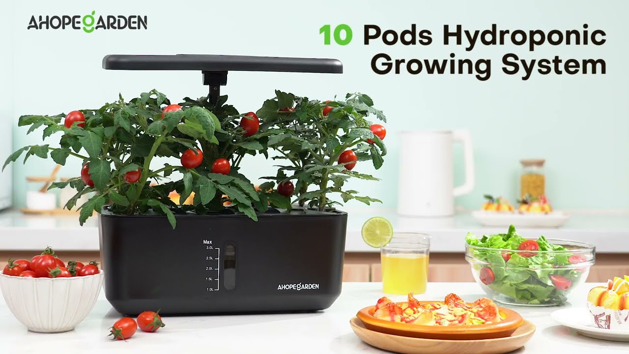 Ahopegarden-10 Pods Smart Garden