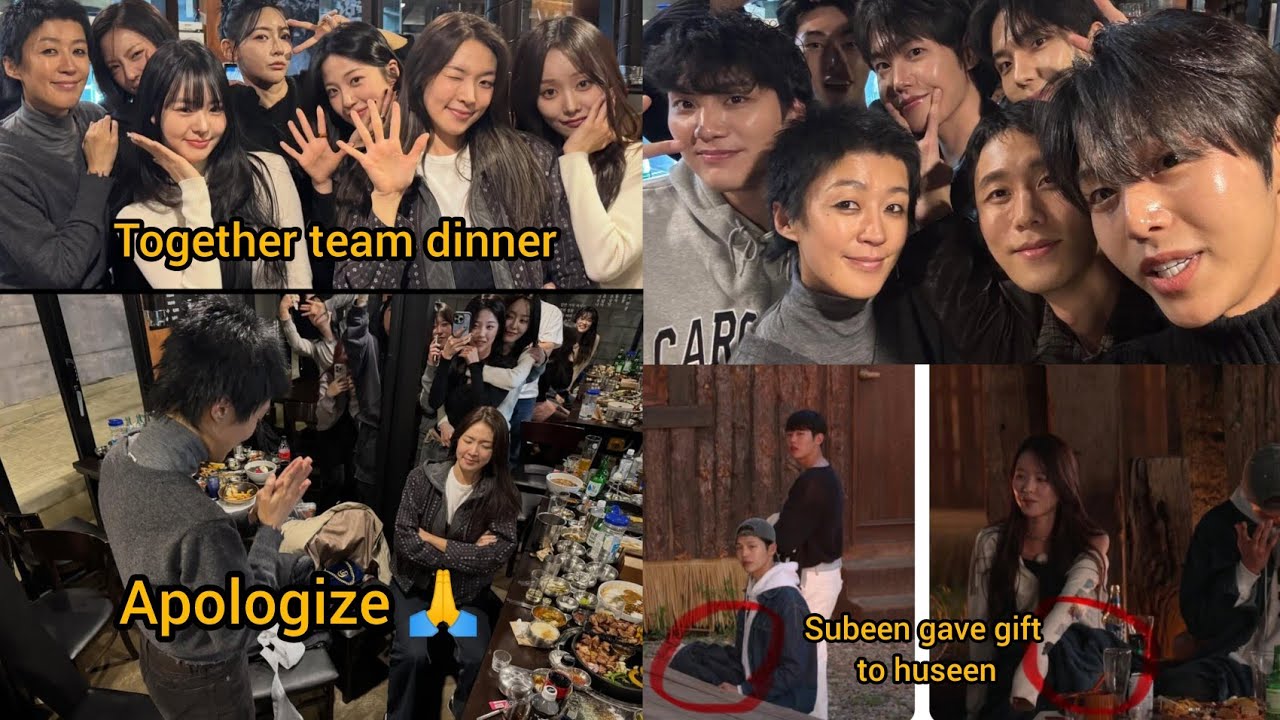 🔥 Single&rsquo;s Inferno 5 Cast team Dinner&hellip; Hong Apologize & Subeen gave gift Heesun🙈