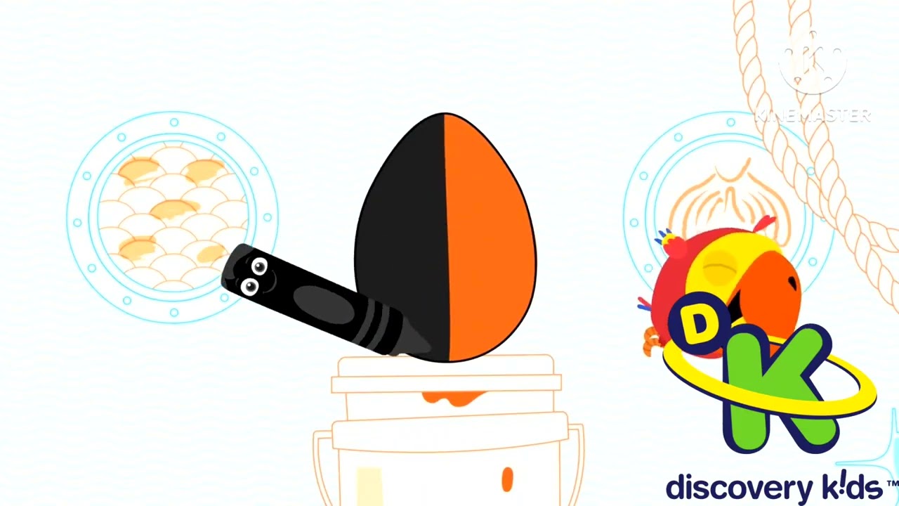 Huevitos sorpresa de Larry en discovery kids animales marinos