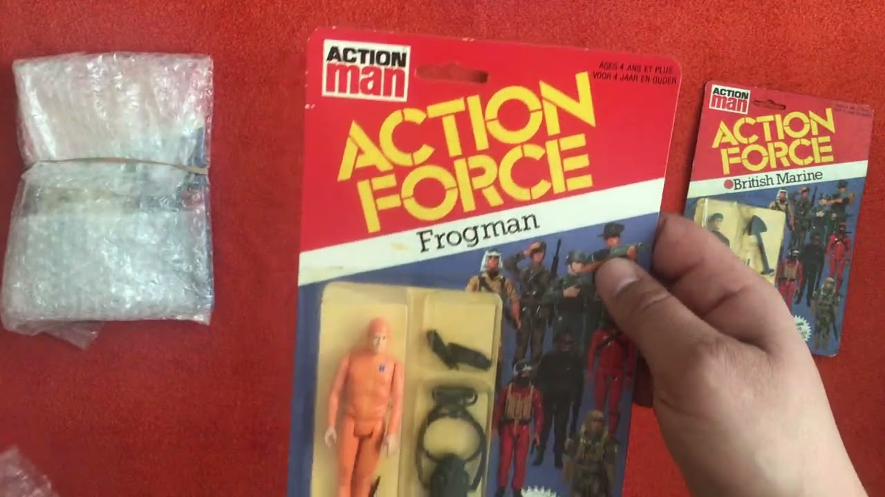 SUPER RARE ACTION FORCE SERIES 1 CARDED FIGURE VARIANTS - Unboxing new editions for the collection