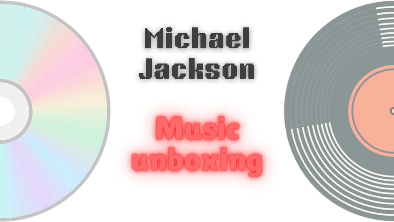 Michael Jackson unboxing - CD's and DVD's