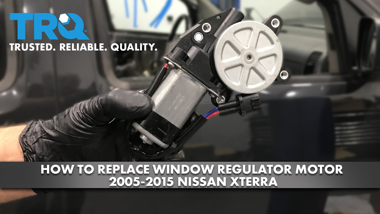 How to Replace Window Regulator Motor 2005-15 Nissan Xterra