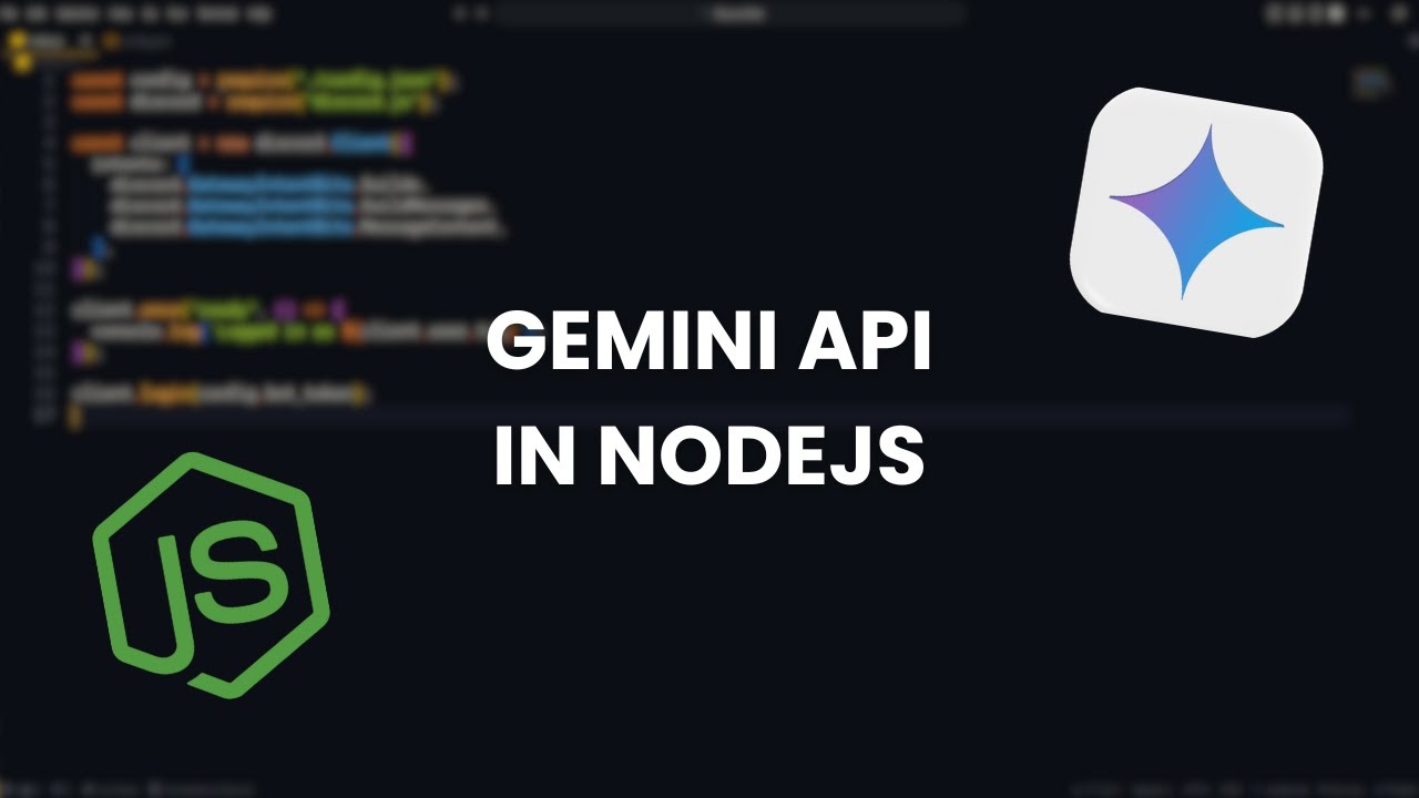 How to Use Gemini 2.5 API with Node.js | Google AI JavaScript Tutorial