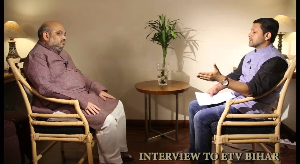 EXCLUSIVE INTERVIEW of Shri Amit Shah to ETV Bihar on Bihar Elections: 3 Nov 2015