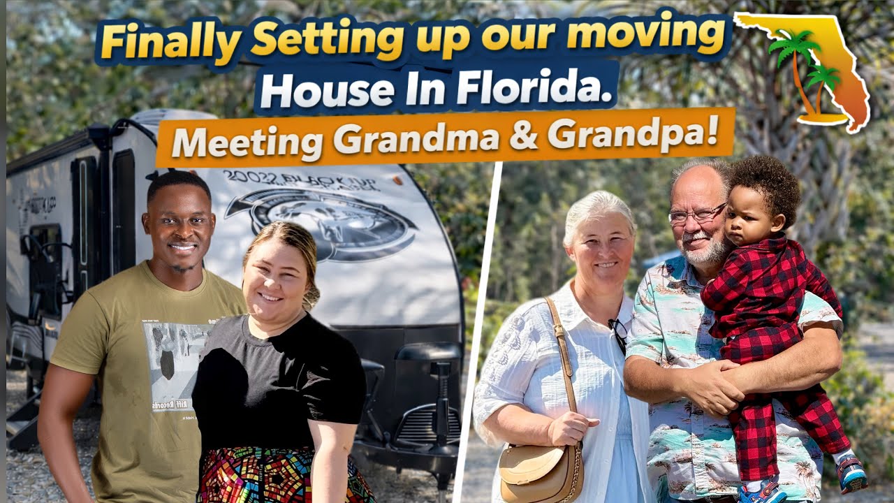 Finally Setting Up Our Moving House In Florida|Meeting Grandma & Grandpa|Travel |The Bichanga Family