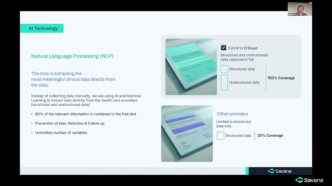 AI-Powered Clinical NLP for Real-World Evidence – The Future of Living Registries | Savana Webinar