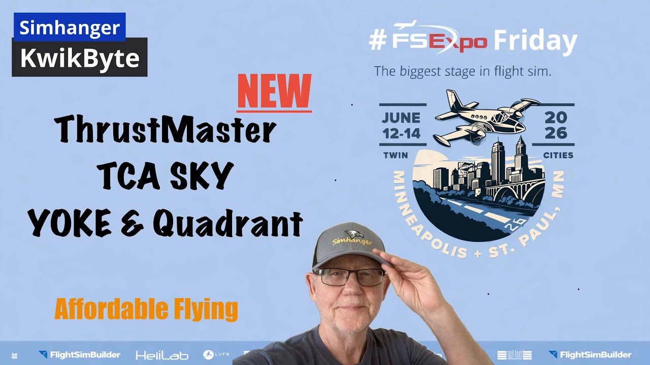 Thrustmaster TCA Sky Yoke и Quadrant &mdash; новинка на FSExpo 2026