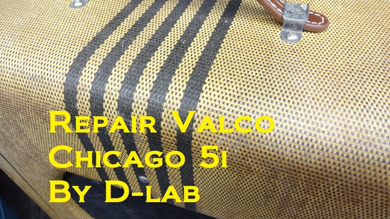 How to repair trace Tube guitar amp Noise Valco Chicago 51 by D-lab