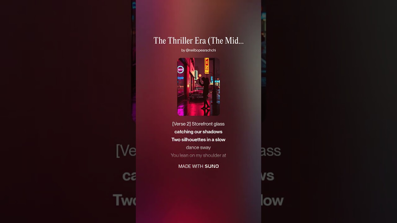 The Thriller Era The Mid Tempo Groove