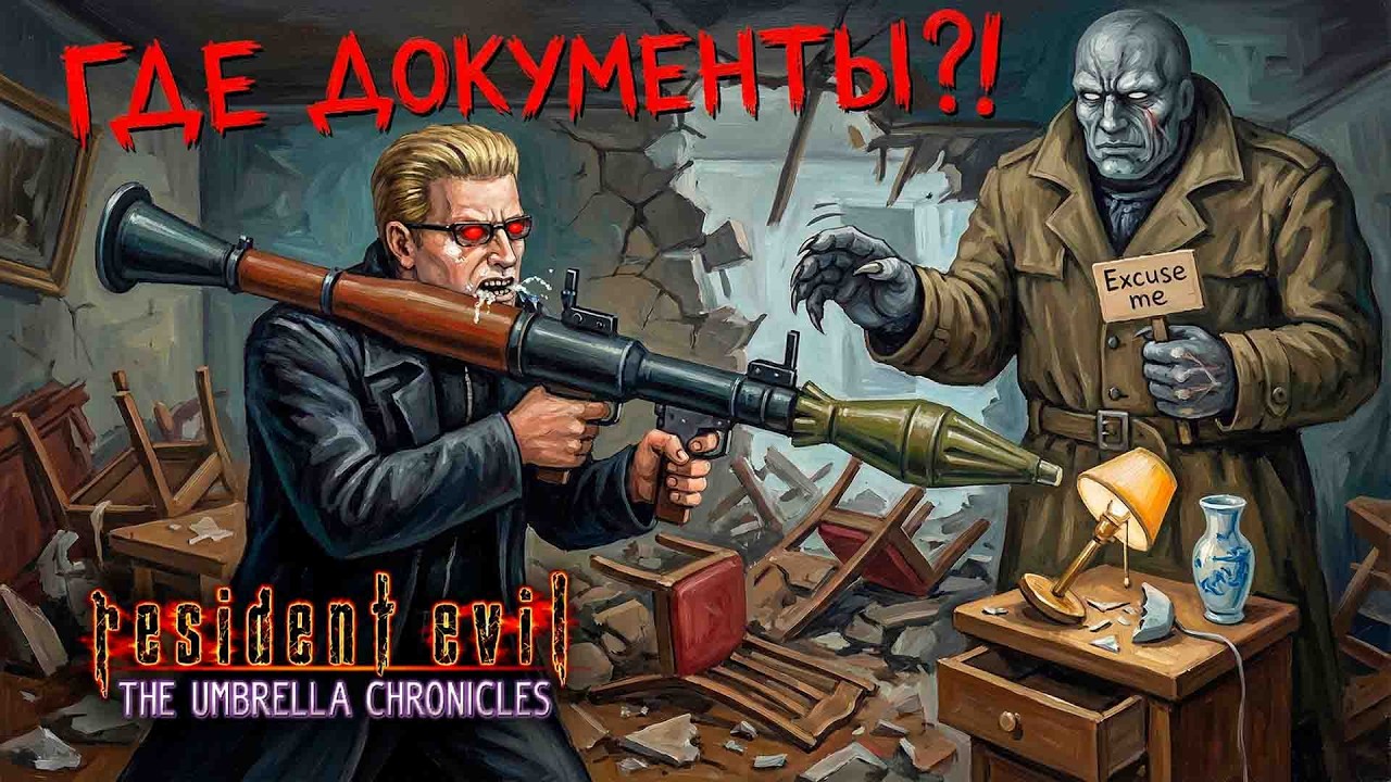 №81 МАРАФОН РЕЗИДЕНТОВ С ЧИПАЕМ - RE: THE UMBRELLA CHRONICLES (ФИНАЛ, РАНГ S, 100%) - СТРИМ #493
