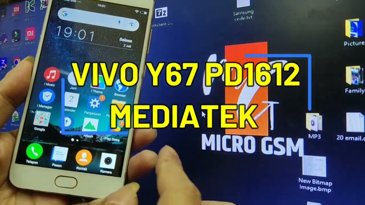 VIVO Y67 PD1612 GLOBAL FLASH | READ BACK FIRMWARE | #microgsmcemas