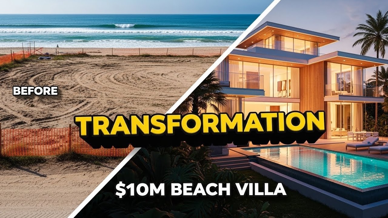 The "Dream" Angle: From Dirt to $15,000,000 Luxury Beach Villa: The Full Build