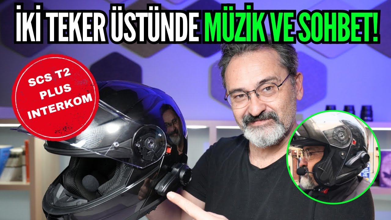 İki teker üstünde müzik ve sohbet! SCS T2 Plus interkom inceleme