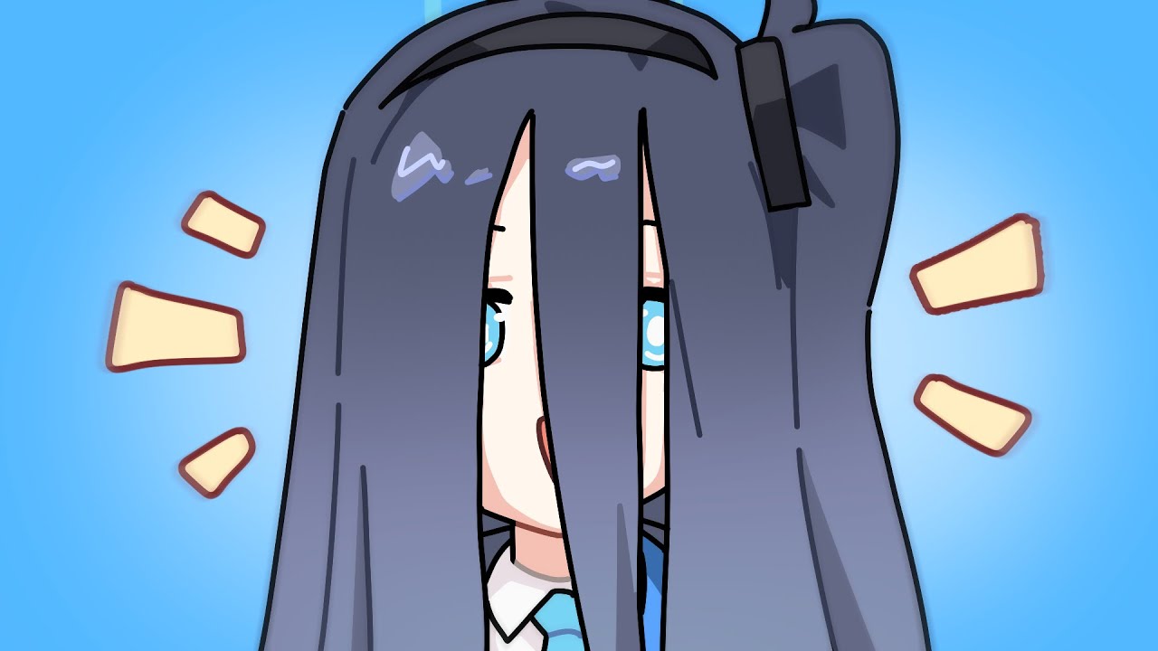 髪が長すぎた