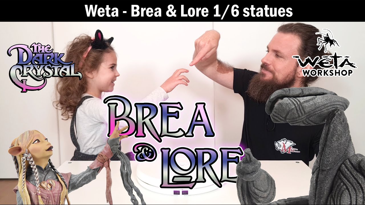 T'as pas vu Dark Crystal ???? Brea & Lore 1/6 statue par Weta - UNBOXING / 360°