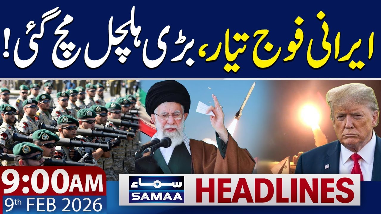 Iran Warns of Regional War if US Attacks | 9 AM News Headlines | 9 Feb 2026