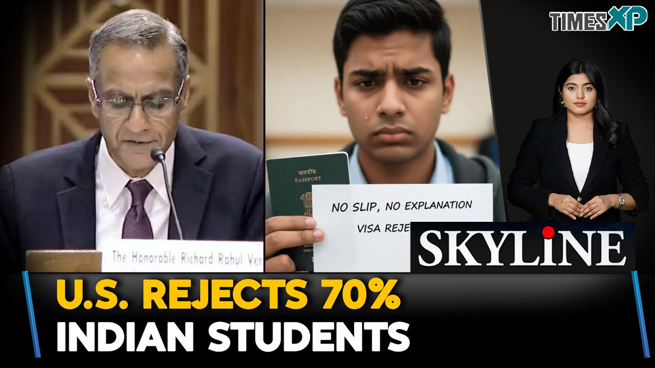 U.S. Rejects Visa Application Of 70% Indian Students| Indians In The U.S.| Skyline With Driti