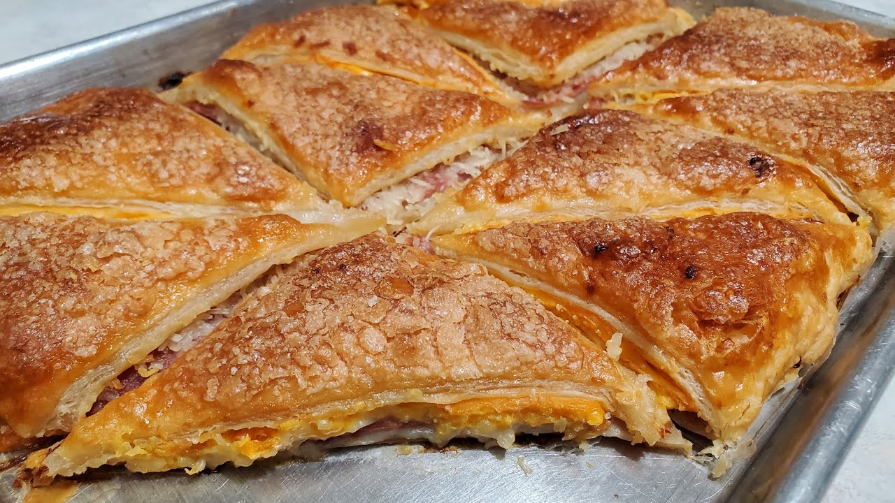 Bolovanes estilo veracruz rellenos de jamón y queso 🧀