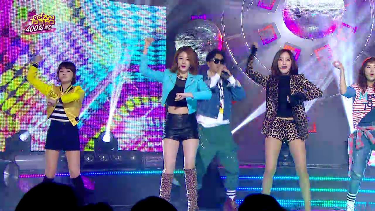 【TVPP】T-ara - Genuine (with Koyote), 티아라 - 순정 (with 코요태) @ 400th Speical Show Music Core Live