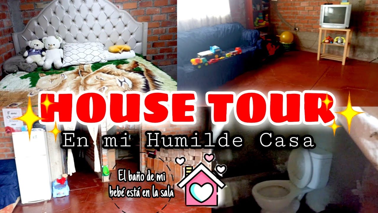 HOUSE TOUR 🏠 DE MI HUMILDE CASA ✨ No vivimos gratis 🙏 y no hago daño a NADIES con mis videos 🥺