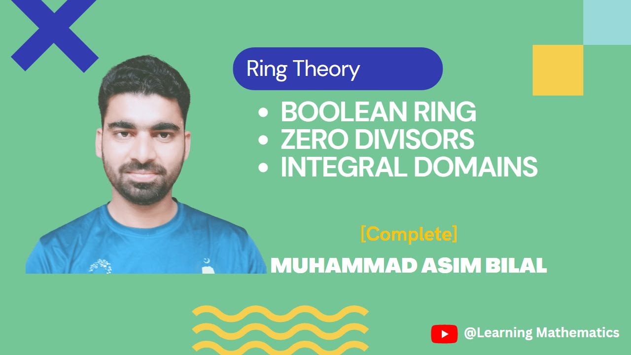 PPSC MCQ|Ring Theory|Boolean Ring|Zero Divisors|Integral Domains