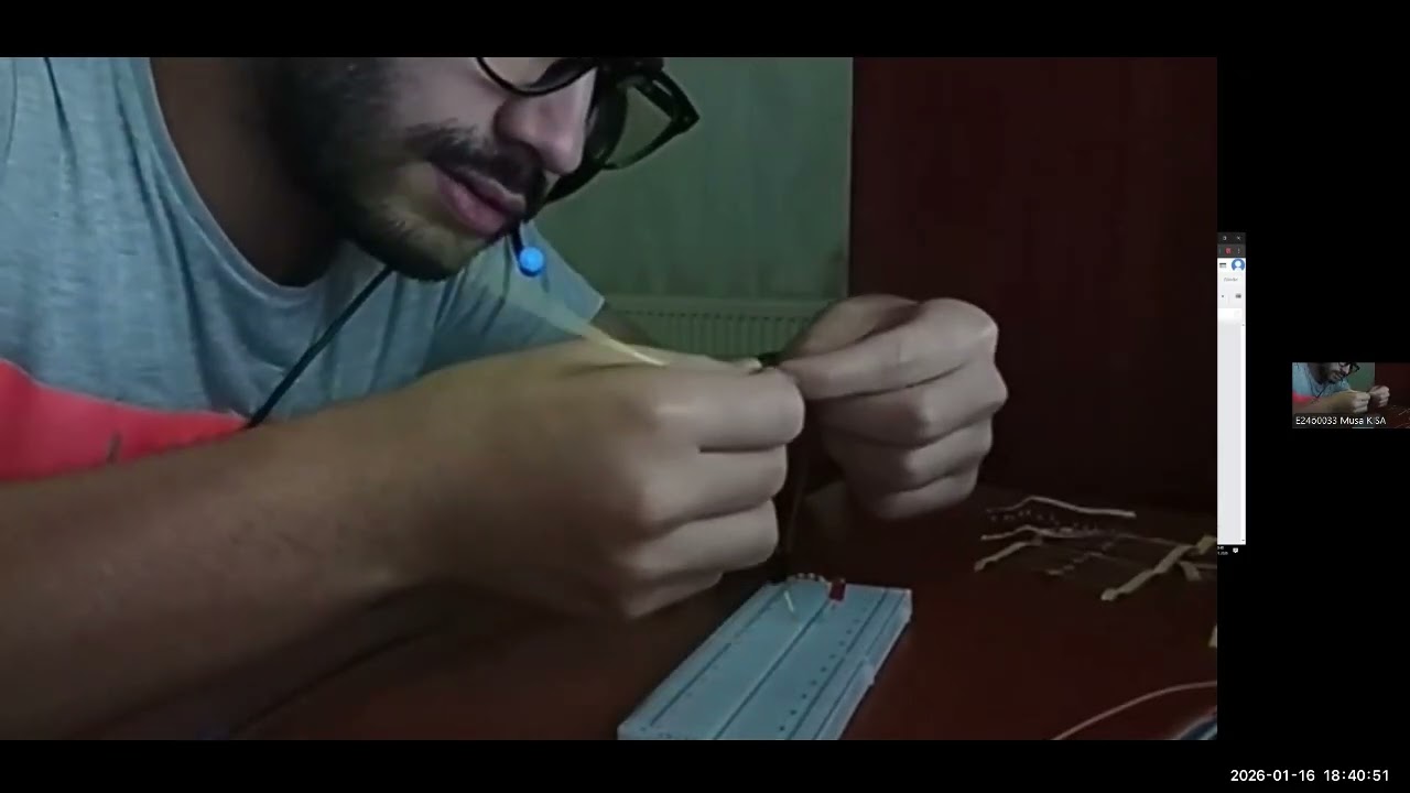 Ödev 2: Bitirme Ödevi - Arduino Simülasyon ve Fiziksel Uygulamaları 2003240033 MUSA KISA