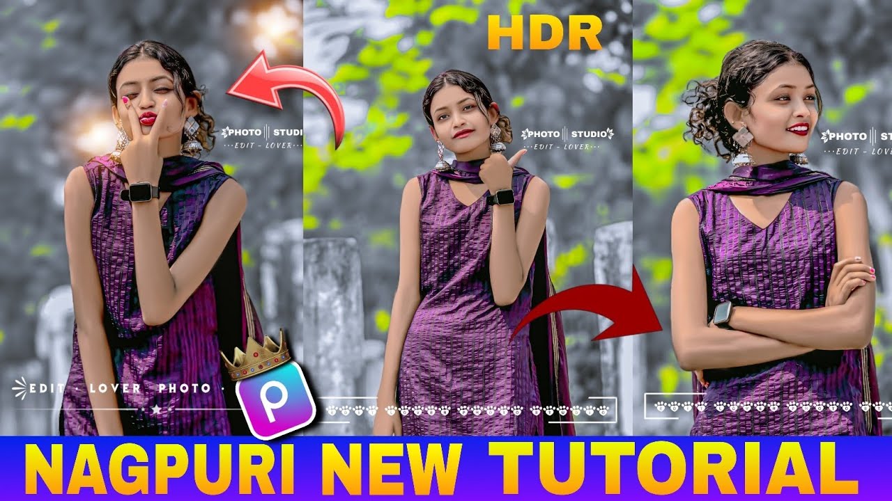 Nagpuri Lightroom Editing Tutorial | PicsArt Glow Effect Photo Edit | Viral Nagpuri Edit 2025 🔥